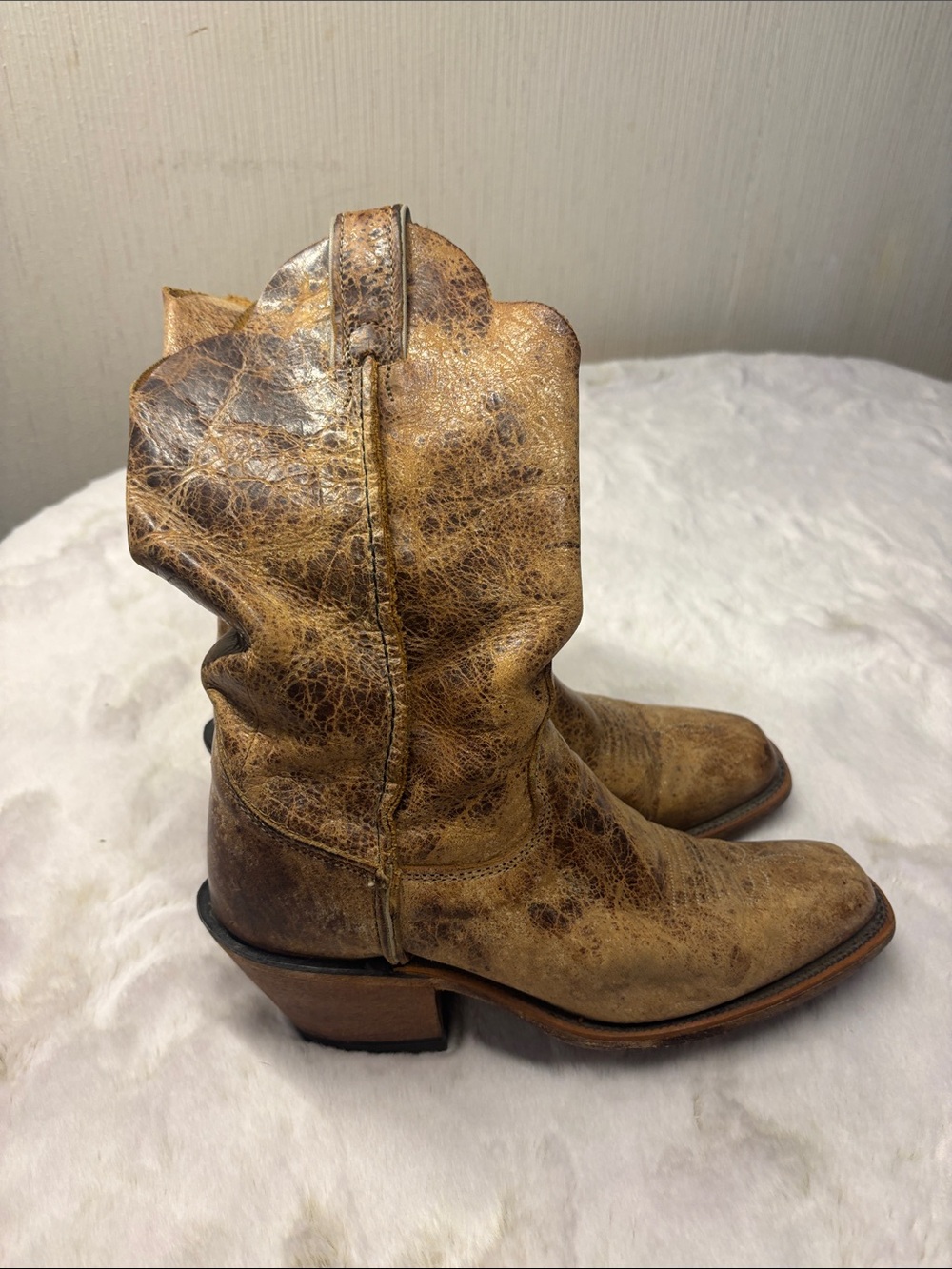 Justin Boots Brown leather Western Boots